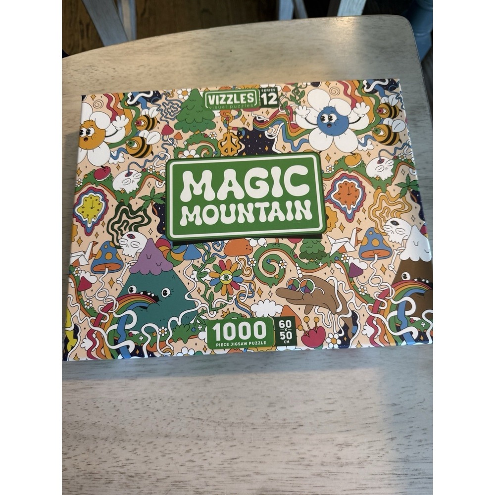 Vizzles Visual Puzzle Series 12 Magic Mountain 1000 Piece Jigsaw Puzzle